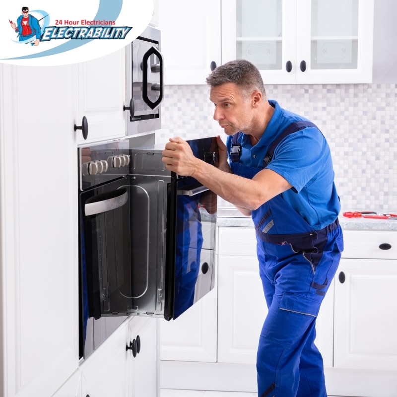 Image presents Expert Electricians for Efficient Oven Installation Services