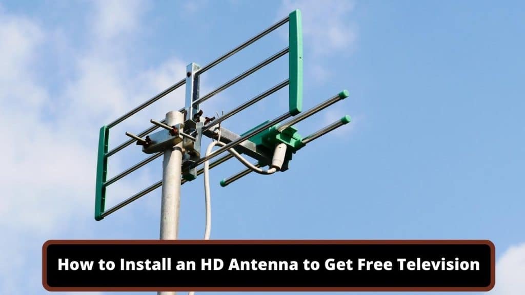 image represents How to Install an HD Antenna to Get Free Television